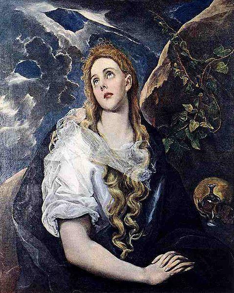 El Greco Mary Magdalen in Penitence China oil painting art